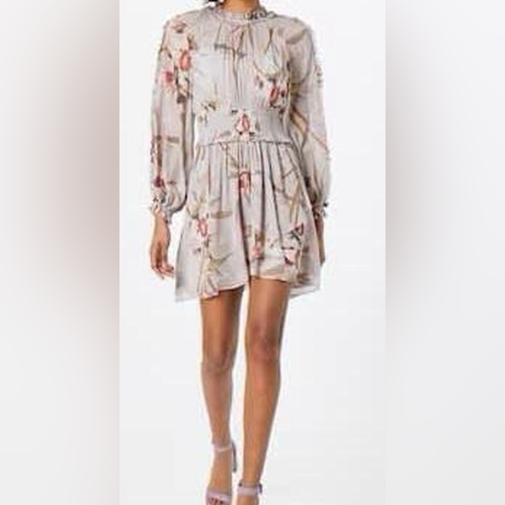 ALL SAINTS  Thallo Kuroyuri-Print Woven Mini Dress - Picture 4 of 16